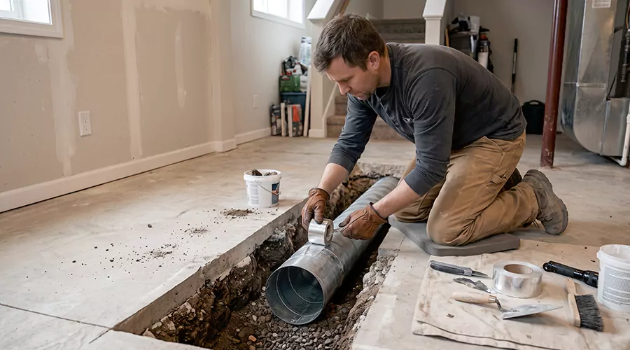 How to Repair In-Slab Ductwork?