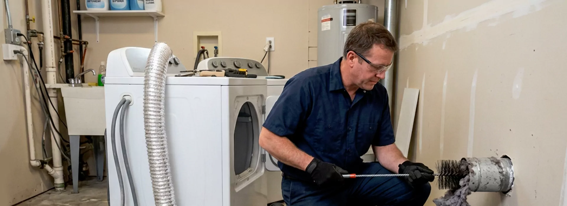 Clogged Dryer Vent Repair in Sugar Land, Texas