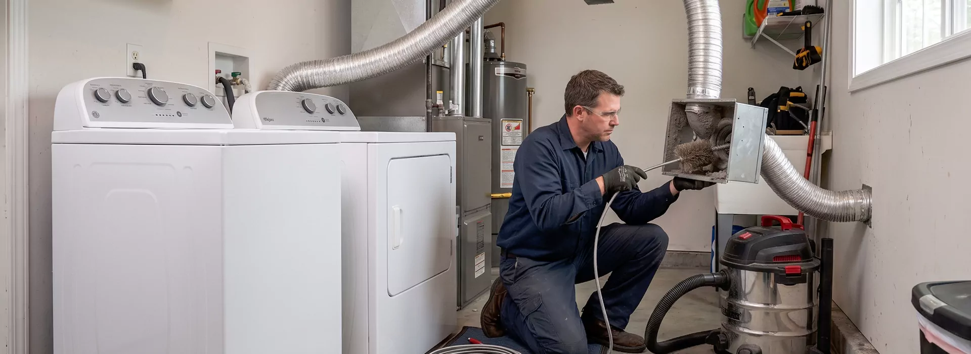Dryer Vent Booster Fan Cleaning Sugar Land, TX