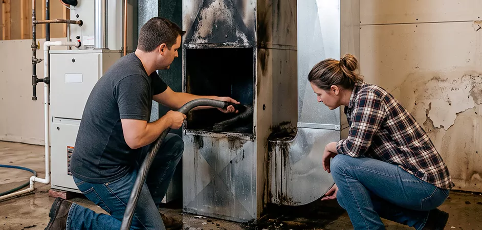 Fire and Flood Duct Restoration in Sugar Land, TX