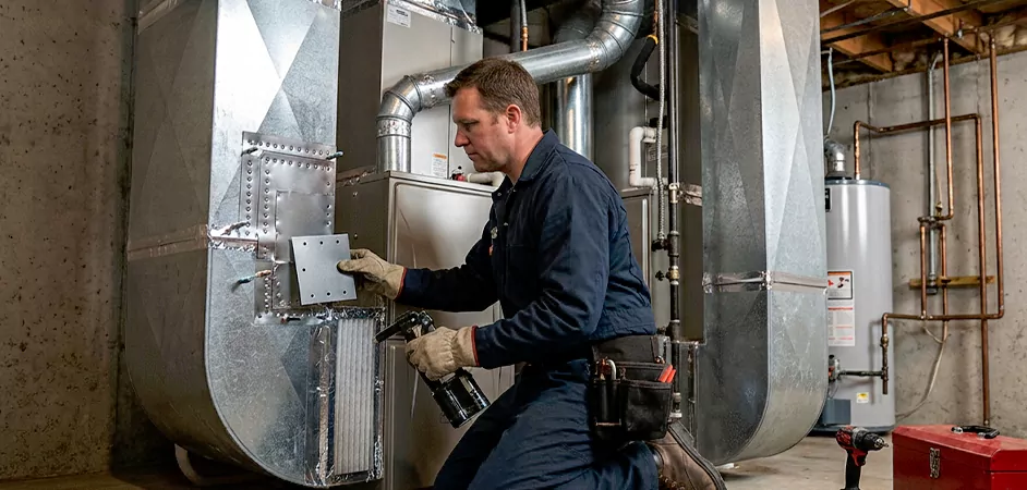 Supply and Return Plenum Repair in Sugar Land
