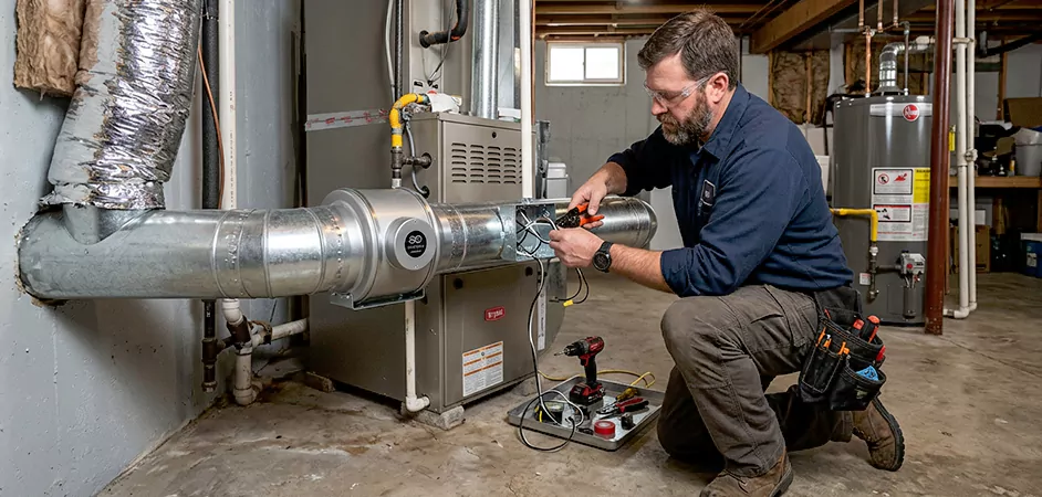 Booster Fan Installation in Sugar Land